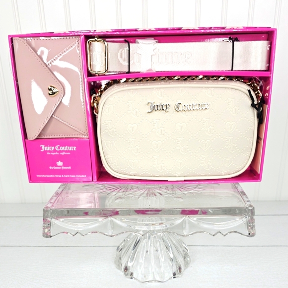 Juicy Couture Handbags - Juicy Couture Slim Camera Bag &  Envelope and Strap 3 Pc Set